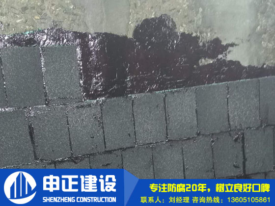 150米煙囪內(nèi)壁貼陶瓷?；u